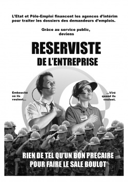 Pôle emploi, c'est à nous ! Aux précaires, aux conseillers, au peuple ! Pas aux managers !