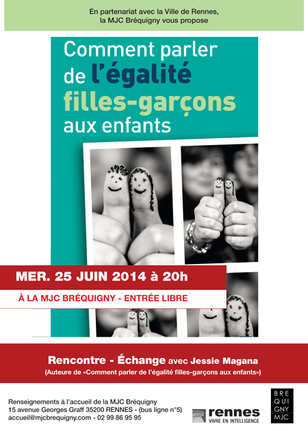 rencontre-débat-échange -égalité fille garçon - mjc brequigny-rennes