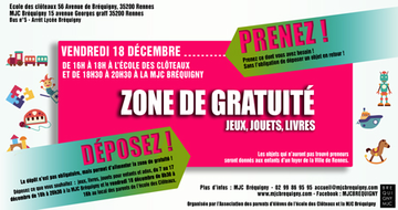 zone de gratuité - mjc bréquigny - rennes